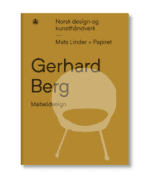 Omslag Gerhard Berg, Møbeldesign