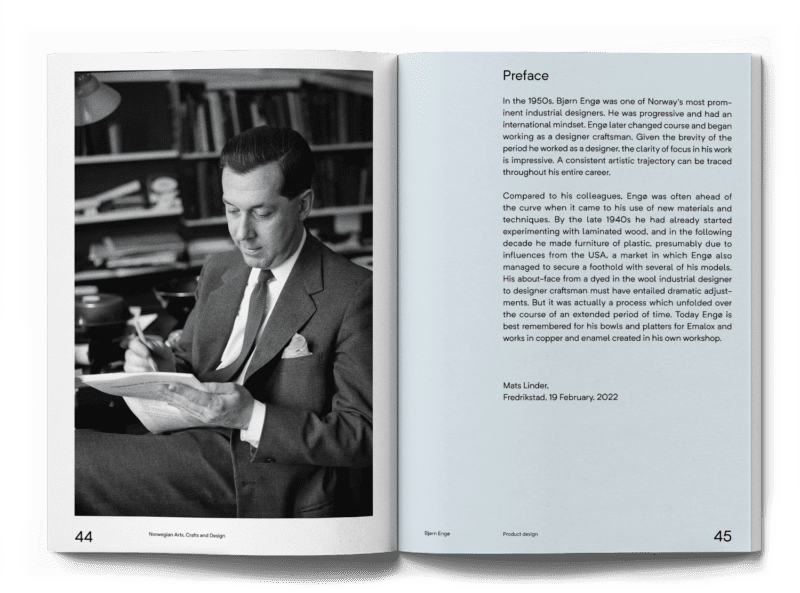 Oppslag fra boka om Bjørn Engø