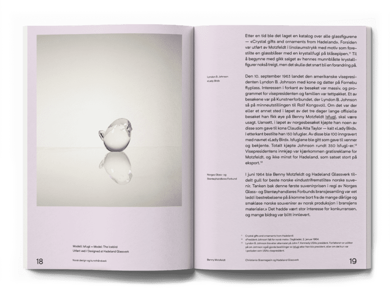 Oppslag fra boka om Benny Motzfeldt