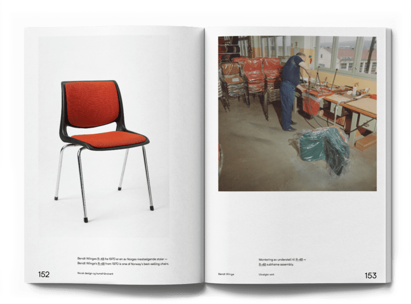 Oppslag fra boka om Bendt Winge