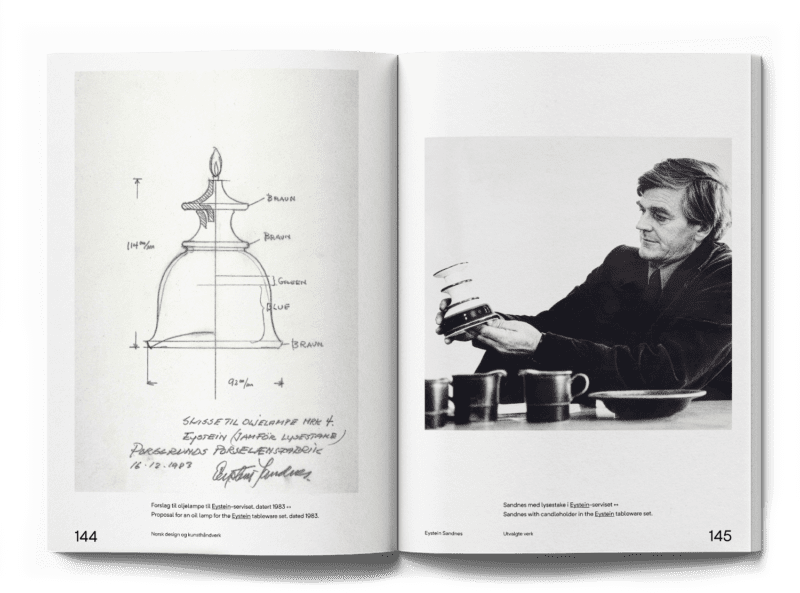 Oppslag fra boka om Eystein Sandnes