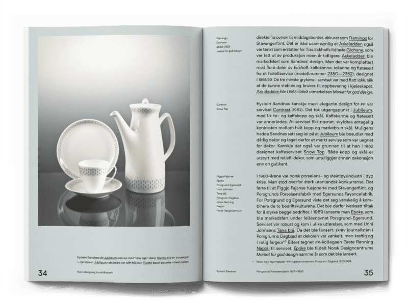 Oppslag fra boka om Eystein Sandnes