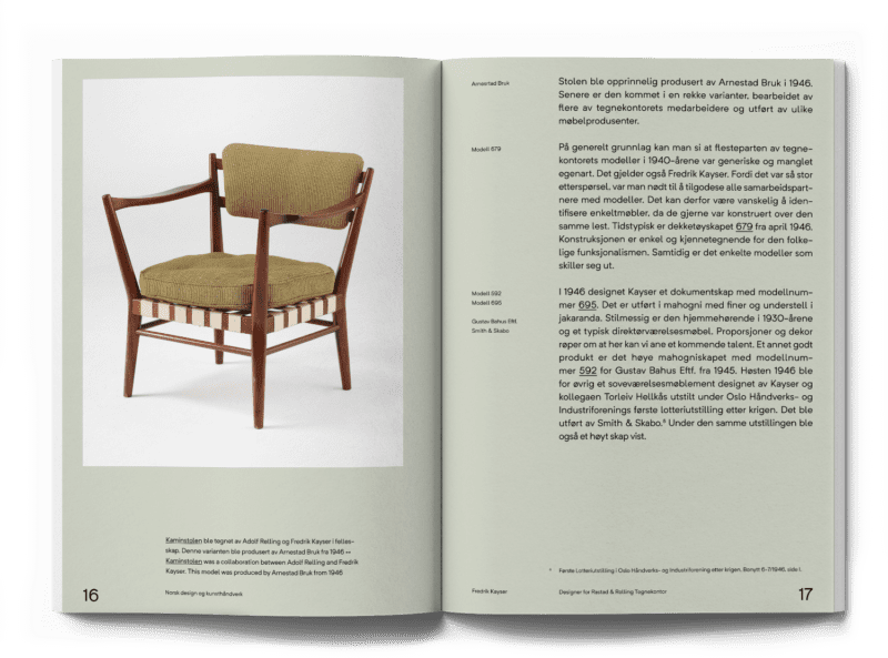 Oppslag fra boka om Fredrik Kayser