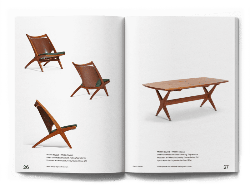 Oppslag fra boka om Fredrik Kayser