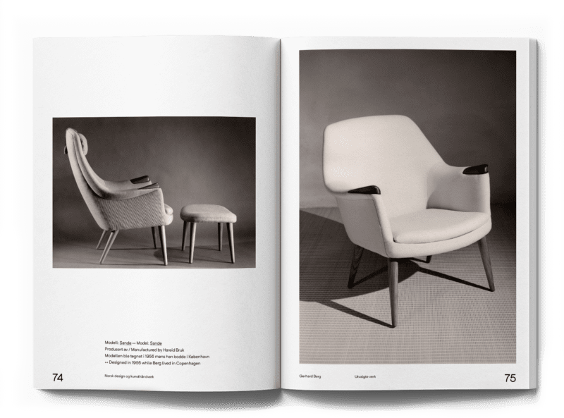 Oppslag fra boka om Gerhard Berg