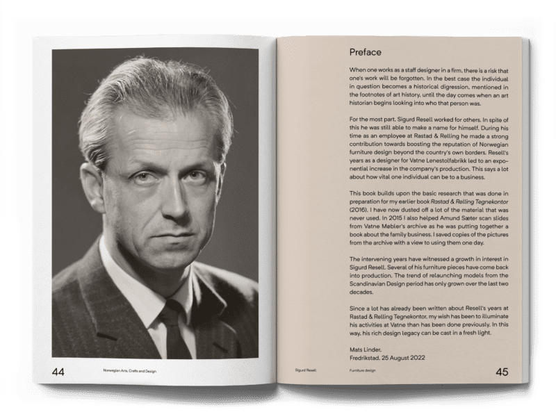 Oppslag fra boka om Sigurd Resell